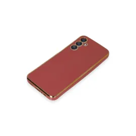 Newface Samsung Galaxy M14 5G Kılıf Volet Silikon - Kırmızı