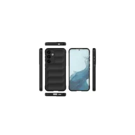 Newface Samsung Galaxy S24 Fe Kılıf Optimum Silikon - Siyah