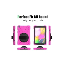 Newface Samsung Galaxy T290 Tab A 8 Kılıf Amazing Tablet Kapak - Pembe