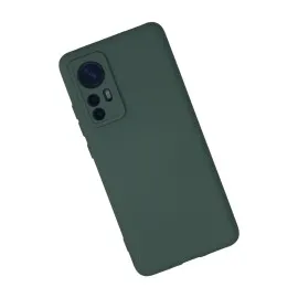Newface Xiaomi Mi 12 Kılıf Nano içi Kadife Silikon - Koyu Yeşil