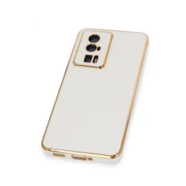 Newface Xiaomi Poco F5 Pro Kılıf Volet Silikon - Beyaz