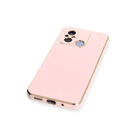 Newface Xiaomi Redmi 12C Kılıf Volet Silikon - Pembe