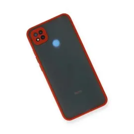 Newface Xiaomi Redmi 9C Kılıf Montreal Silikon Kapak - Kırmızı