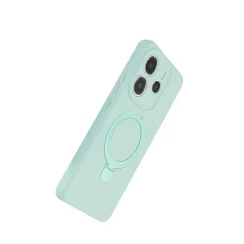 Newface Xiaomi Redmi Note 14 4G Regal Magsafe Standlı Kapak - Su Yeşili