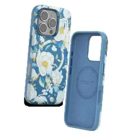 Onegif Iphone 16 Pro Max Flower Series Magsafe Kapak - Mavi