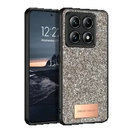 Onegif Xiaomi Mi 14T Pro Bright Simli Kapak - Gold