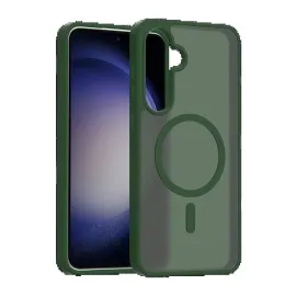 Joko Samsung Galaxy S25 FE Jota Magsafe Kapak - Koyu Yeşil
