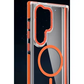 Joko Samsung Galaxy S25 Ultra Bella Magsafe Kapak - Turuncu