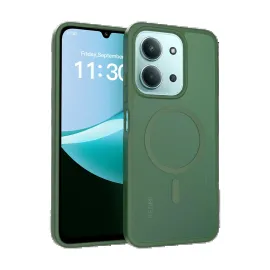 Joko Xiaomi Redmi 15C 4G Jota Magsafe Kapak - Koyu Yeşil