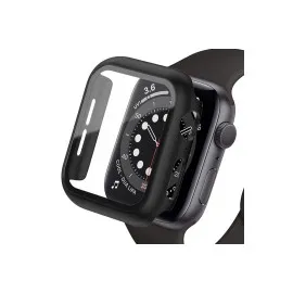 Newface Apple Watch Ultra 49Mm Camlı Kasa Ekran Koruyucu - Siyah