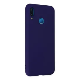 Newface Huawei P20 Lite Kılıf Nano Içi Kadife Silikon - Mor