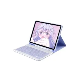 Newface Ipad Pro 11 (2022) Kılıf Kc01 Smart Klavyeli Tablet Kılıfı - Lila