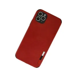 Newface Iphone 11 Pro Kılıf Loop Deri Silikon - Kırmızı