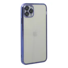 Newface Iphone 11 Pro Max Kılıf Razer Lensli Silikon - Mor