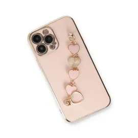 Newface Iphone 13 Pro Kılıf Esila Silikon - Pudra