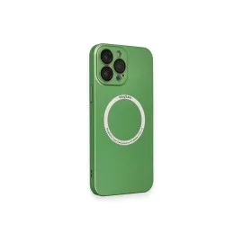 Newface Iphone 13 Pro Kılıf Jack Magneticsafe Lens Silikon - Yeşil