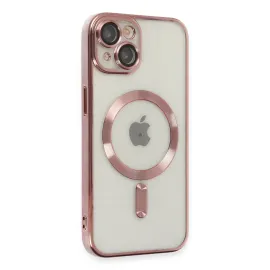 Newface Iphone 15 Kılıf Kross Magneticsafe Kapak - Rose