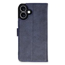 Newface Iphone 16 Plus Kılıf Trend S Plus Kapaklı Kılıf - Lacivert