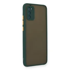 Newface Samsung Galaxy A02S Kılıf Montreal Silikon Kapak - Yeşil