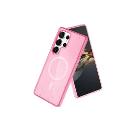 Newface Samsung Galaxy S24 Ultra Kılıf Glow Magsafe Kapak - Pembe