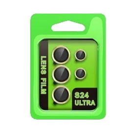 Newface Samsung Galaxy S24 Ultra Raze Metal Kamera Lens - Sarı