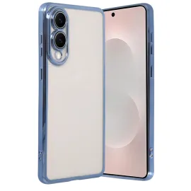 Newface Samsung Galaxy S25 Edge Razer Lensli Silikon - Açık Mavi