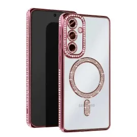 Newface Samsung Galaxy S25 Fe Joke Simli Magneticsafe Kılıf - Pembe