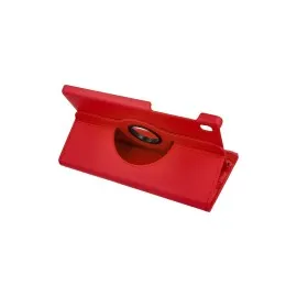 Newface Samsung Galaxy T220 Tab A7 Lite 8.7 Kılıf 360 Tablet Deri Kılıf - Kırmızı