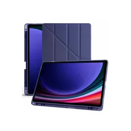 Newface Samsung Galaxy X610 Tab S9 FE Plus 12.4 Kılıf Kalemlikli Mars Tablet Kılıfı - Lacivert