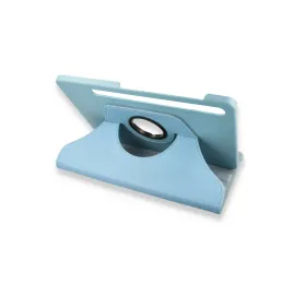 Newface Samsung Galaxy X800 Tab S8 Plus 12.4 Kılıf 360 Tablet Deri Kılıf - Turkuaz