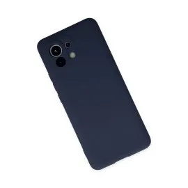 Newface Xiaomi Mi 11 Kılıf Nano Içi Kadife Silikon - Lacivert