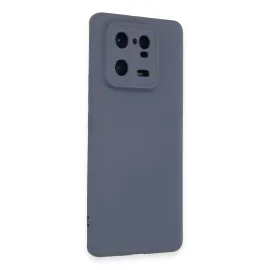 Newface Xiaomi Mi 13 Pro Kılıf Nano Içi Kadife Silikon - Gri