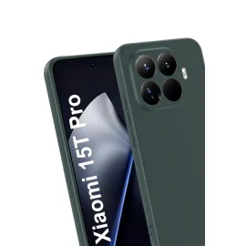 Newface Xiaomi Mi 15T Pro First Silikon - Koyu Yeşil