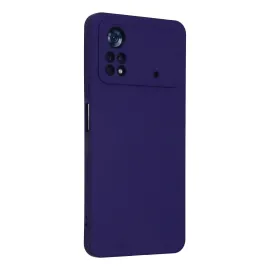 Newface Xiaomi Poco X4 Pro 5G Kılıf Nano Içi Kadife Silikon - Mor