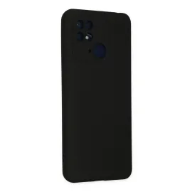 Newface Xiaomi Redmi 10C Kılıf Nano Içi Kadife Silikon - Siyah