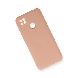 Newface Xiaomi Redmi 9C Kılıf Nano Içi Kadife Silikon - Pudra