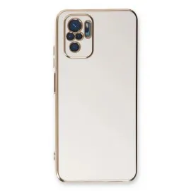 Newface Xiaomi Redmi Note 10 Kılıf Volet Silikon - Beyaz