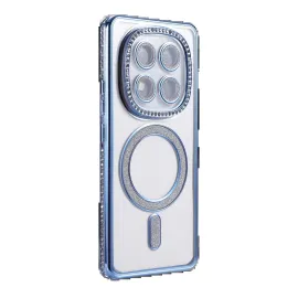 Newface Xiaomi Redmi Note 14 Pro 5G Joke Simli Magneticsafe Kılıf - Mavi