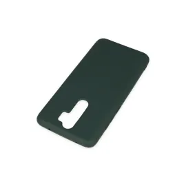 Newface Xiaomi Redmi Note 8 Pro Kılıf Nano Içi Kadife Silikon - Koyu Yeşil