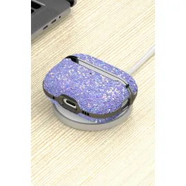 Onegif Airpods 2 (2.nesil) Bright Simli Airpods Kapak - Pembe