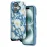 Onegif Iphone 16 Flower Series Magsafe Kapak - Mavi