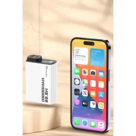 Konfulon A40Q 10.000 Mah Pd 20W Mini Powerbank - Siyah-Beyaz