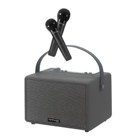 Konfulon F31 50W Sürücülü 2 Adet Mikrofonlu BT 5.2 Kablosuz Hoparlör - Turuncu