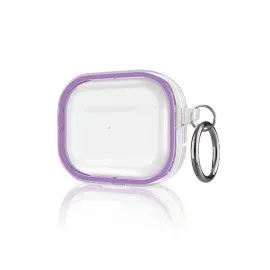 Movenchy Airpods Pro 2 (2.nesil) Shiny Şeffaf Kılıf - Mor