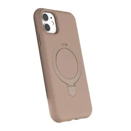 Newface Apple iPhone 11 Regal Magsafe Standlı Kapak - Çöl Titanyum