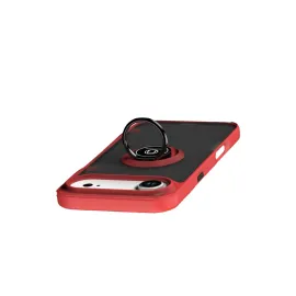 Newface Apple Iphone 17 Air Montreal Yüzüklü Silikon Kapak - Kırmızı