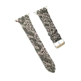 Newface Apple Watch 42Mm Creeper Desenli Kordon - Kahverengi