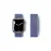 Newface Apple Watch 42Mm Hasırlı Cırtcırtlı Kordon - Mor