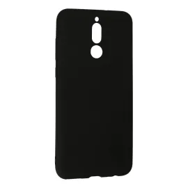 Newface Huawei Mate 10 Lite Kılıf Nano Içi Kadife Silikon - Siyah