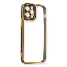 Newface Iphone 12 Pro Kılıf Liva Lens Silikon - Siyah